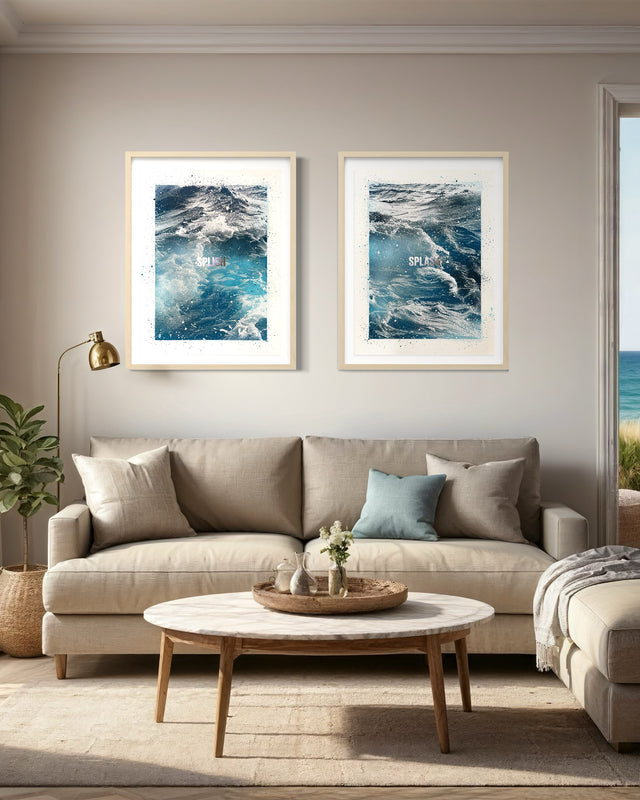 Splish Splash (Original - diptych)