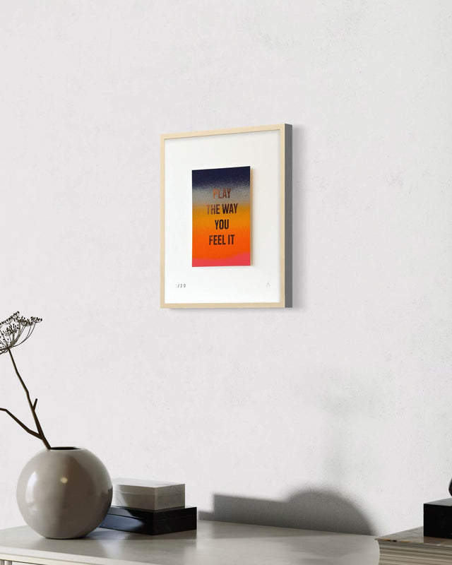 Play The Way You Feel It (Framed)