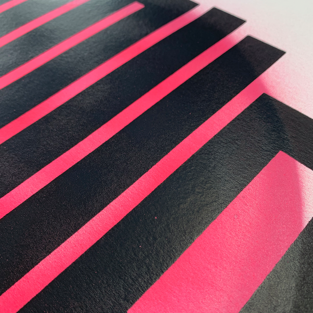 Smile - Pink (spray-painted)