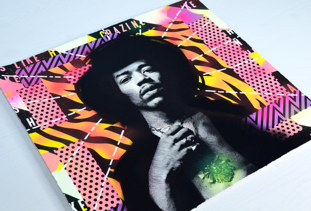 Hendrix - Spray Paint Finish + Sunburst