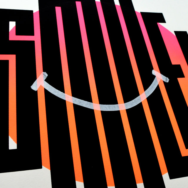 Smile - Neon Pink & Orange