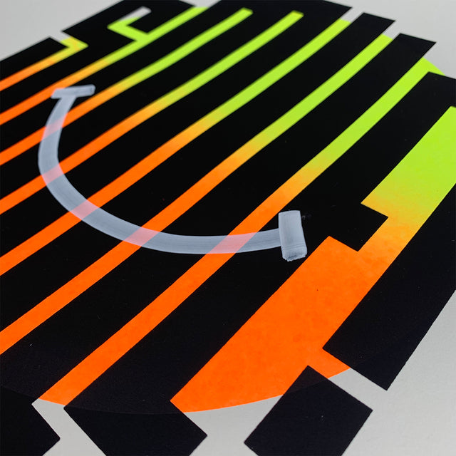 Smile - Neon yellow & orange