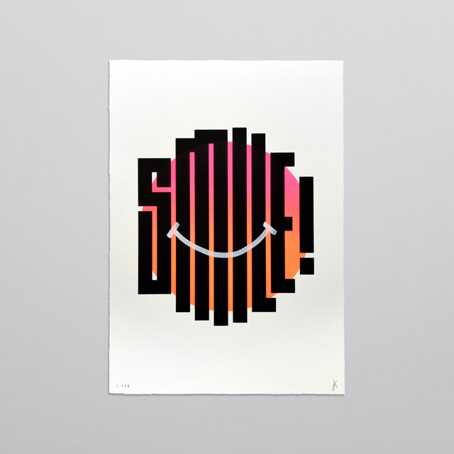 Smile - Neon Pink & Orange