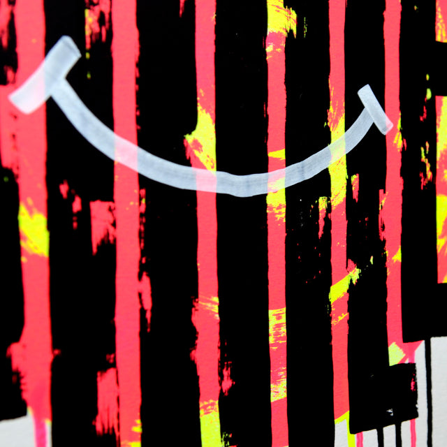 Smile - Drippy Neon Yellow / Pink