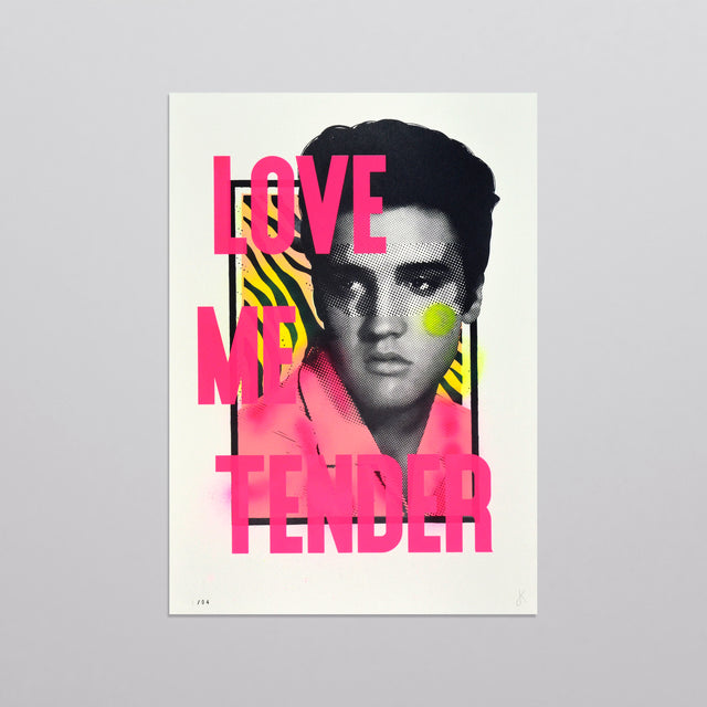 Elvis - Spray Paint Finish 2 (Yellow Dot)
