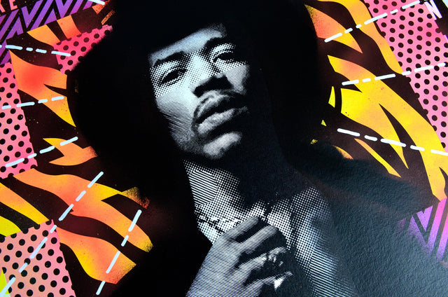 Hendrix - Spray Paint Finish + Sunburst