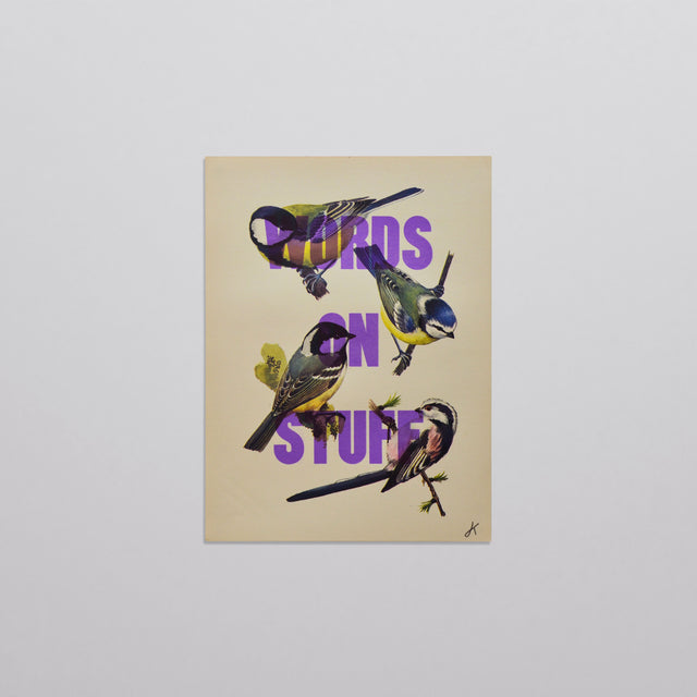 Words on stuff - Tits 01 (purple)